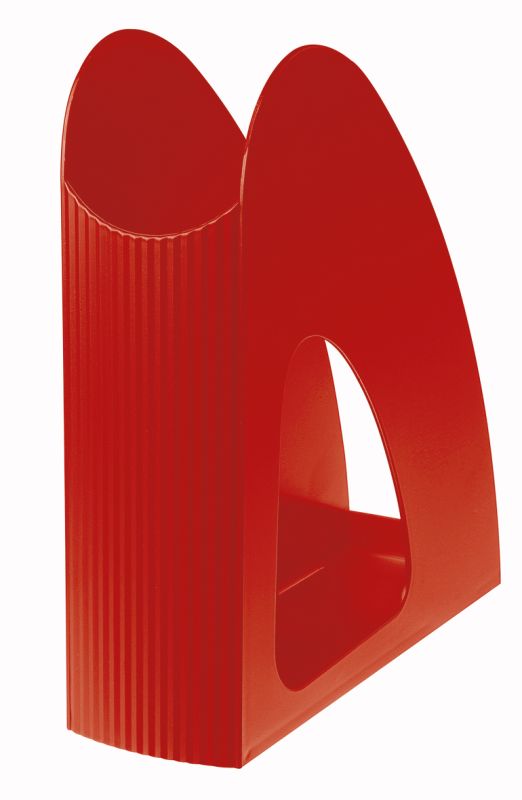HAN Stehsammler TWIN – 10 STÜCK, moderner Stehsammler im zeitgemäßen Design. Schick, standfest und funktional bis Format DIN A4/C4, rot, 1610-17